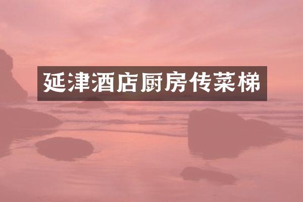 延津酒店厨房传菜梯