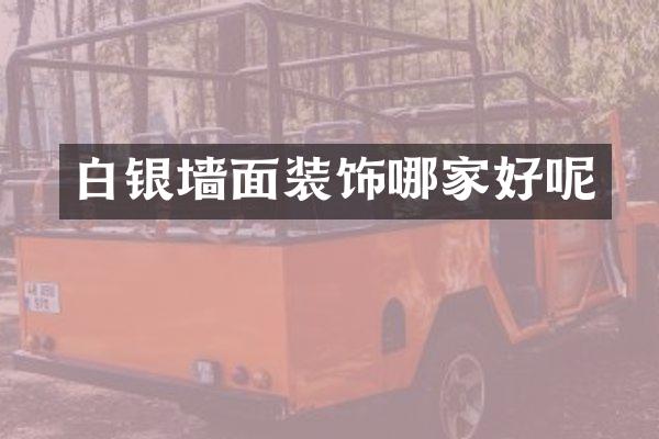 白银墙面装饰哪家好呢