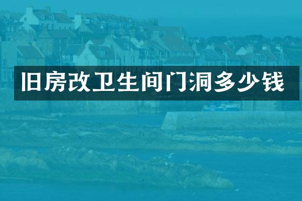 旧房改卫生间门洞多少钱