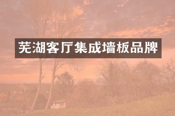 芜湖客厅集成墙板品牌