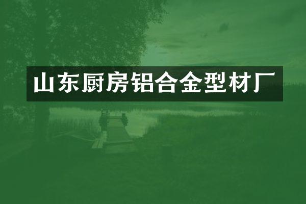 山东厨房铝合金型材厂