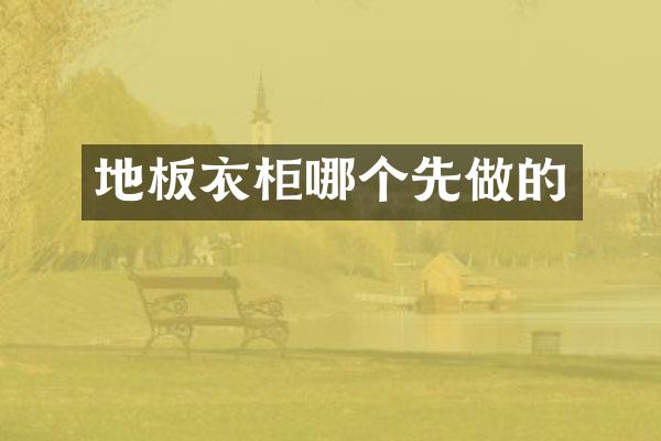地板衣柜哪个先做的