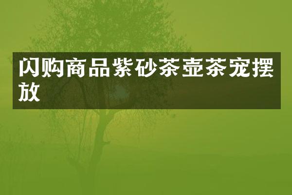 闪购商品紫砂茶壶茶宠摆放