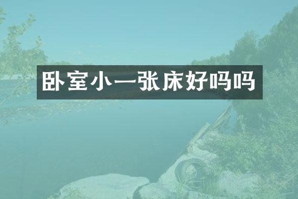 卧室小一张床好吗吗
