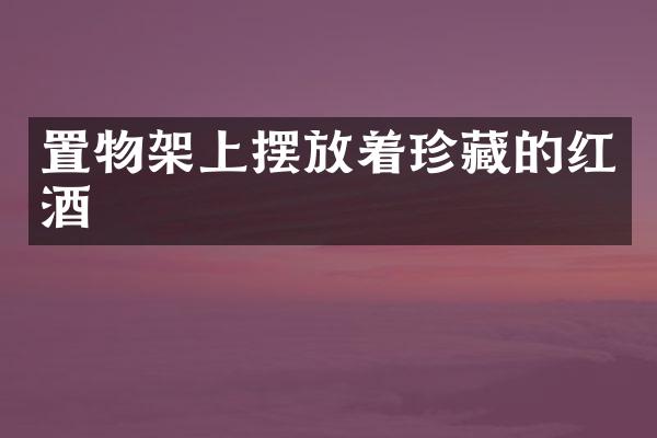 置物架上摆放着珍藏的红酒