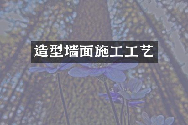造型墙面施工工艺