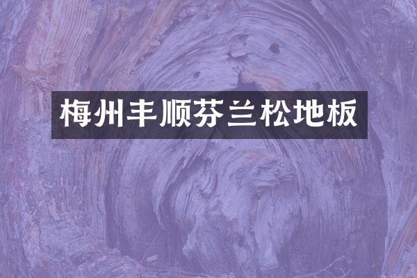 梅州丰顺芬兰松地板