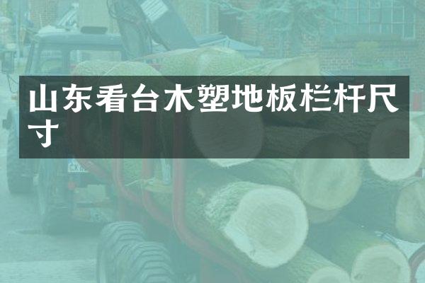 山东看台木塑地板栏杆尺寸