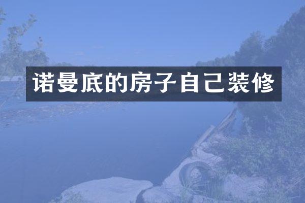 诺曼底的房子自己装修