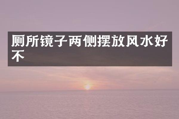 厕所镜子两侧摆放风水好不