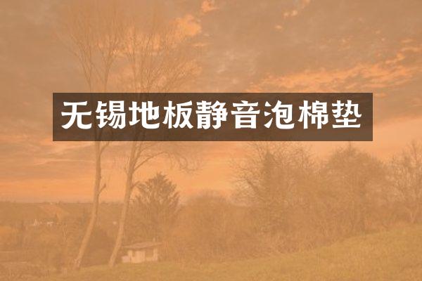 无锡地板静音泡棉垫