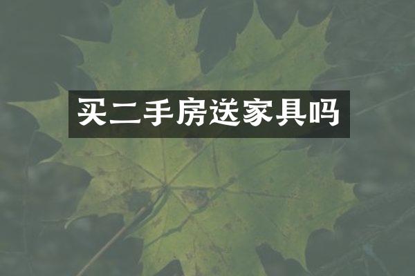 买二手房送家具吗