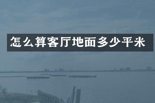 怎么算客厅地面多少平米