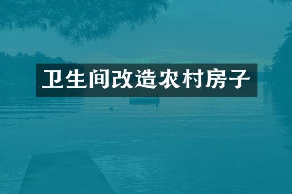 卫生间改造农村房子
