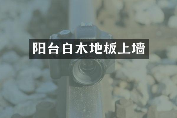 阳台白木地板上墙