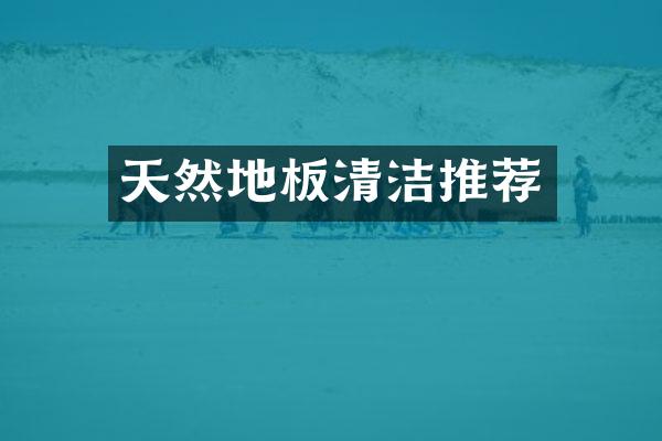 天然地板清洁推荐