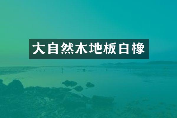 大自然木地板白橡