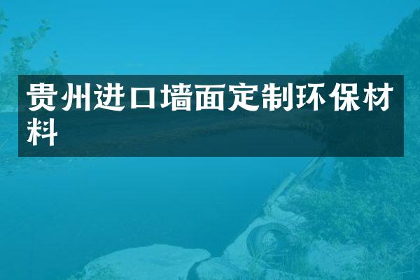 贵州进口墙面定制环保材料