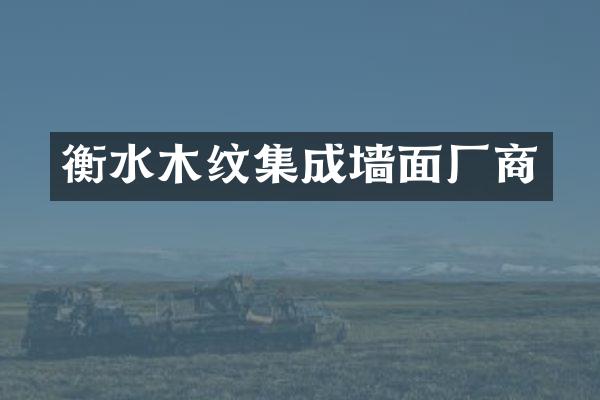 衡水木纹集成墙面厂商