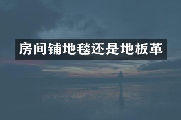 房间铺地毯还是地板革