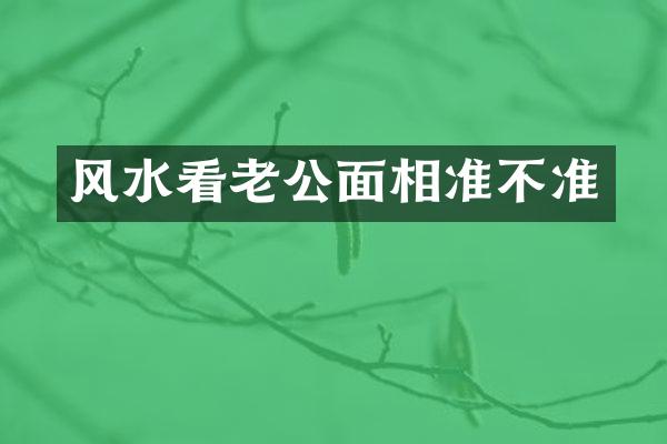 风水看老公面相准不准