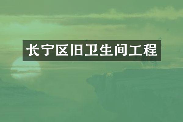 长宁区旧卫生间工程