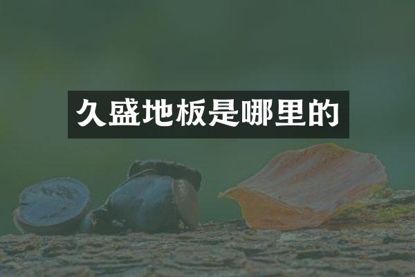 久盛地板是哪里的