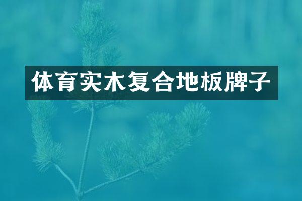 体育实木复合地板牌子