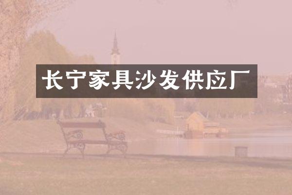 长宁家具沙发供应厂