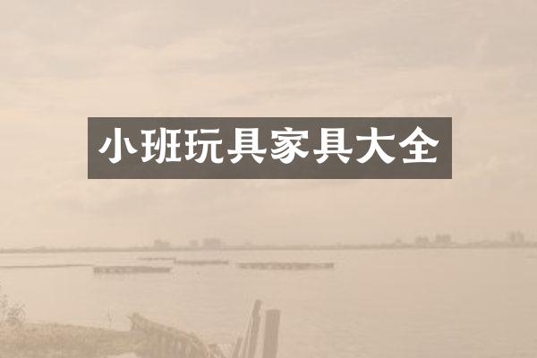 小班玩具家具大全