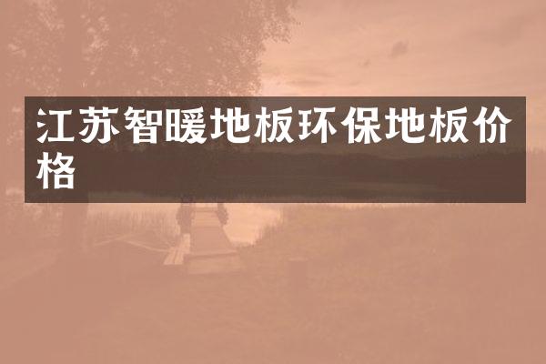 江苏智暖地板环保地板价格