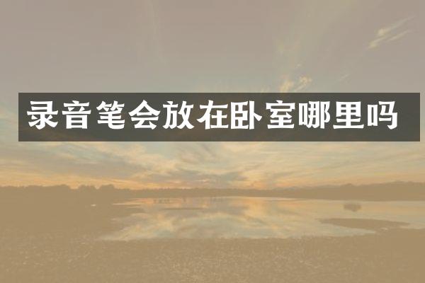 录音笔会放在卧室哪里吗