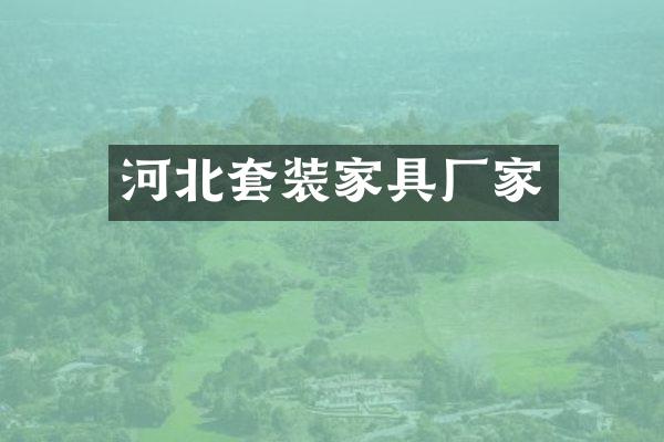 河北套装家具厂家