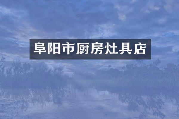阜阳市厨房灶具店
