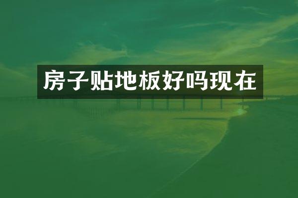 房子贴地板好吗现在