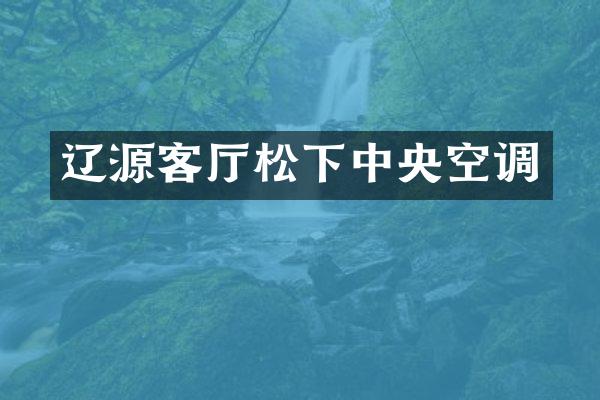 辽源客厅松下中央空调