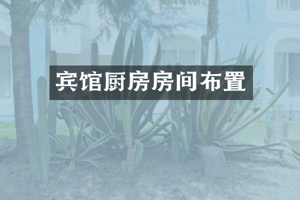 宾馆厨房房间布置