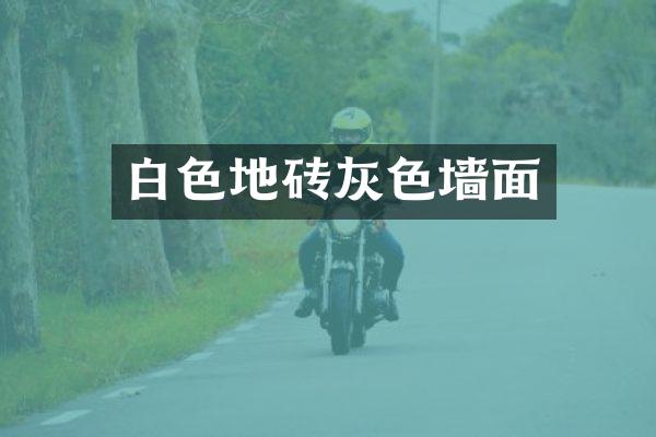 白色地砖灰色墙面