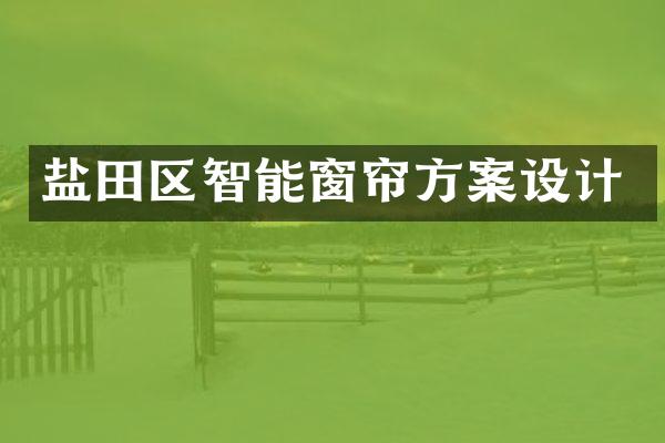盐田区智能窗帘方案设计
