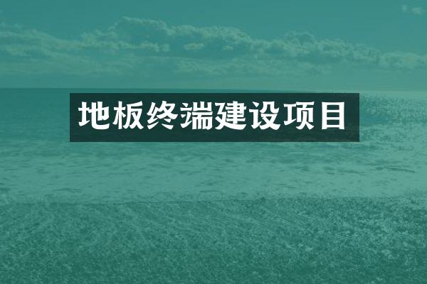 地板终端建设项目