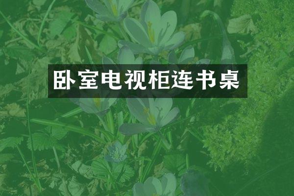 卧室电视柜连书桌