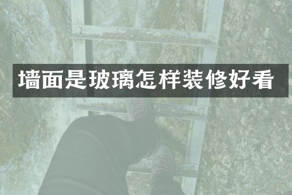 墙面是玻璃怎样装修好看
