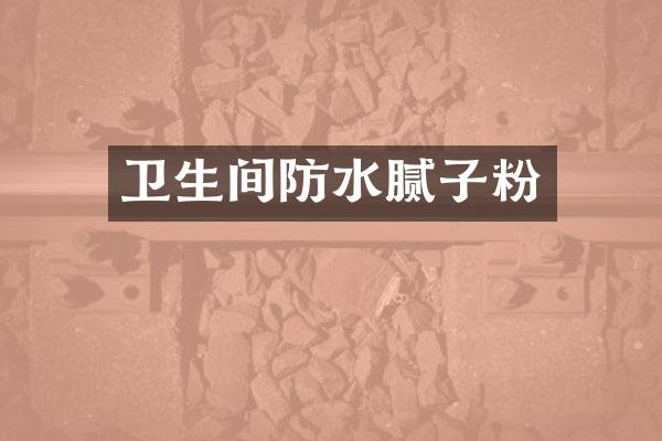 卫生间防水腻子粉