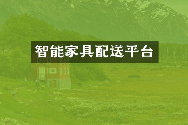 智能家具配送平台