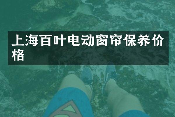 上海百叶电动窗帘保养价格