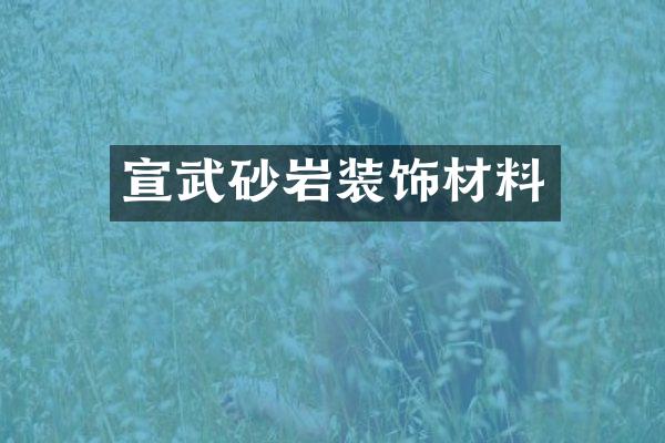 宣武砂岩装饰材料