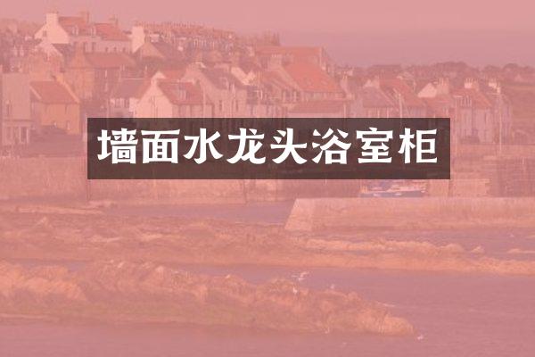 墙面水龙头浴室柜