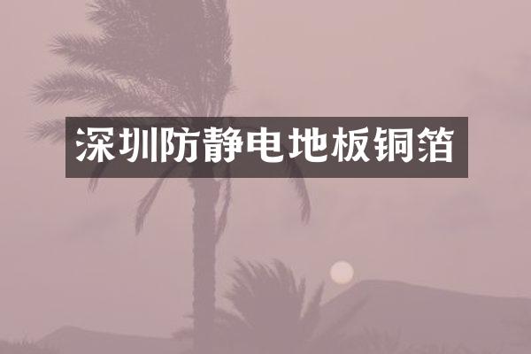 深圳防静电地板铜箔