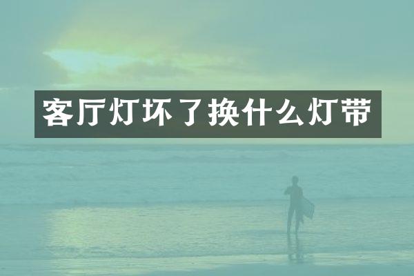 客厅灯坏了换什么灯带