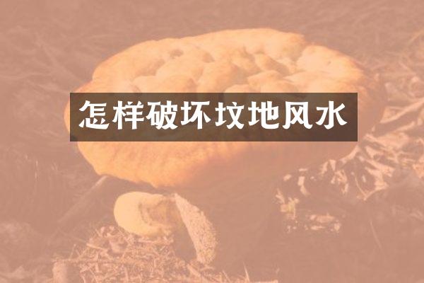 怎样破坏坟地风水